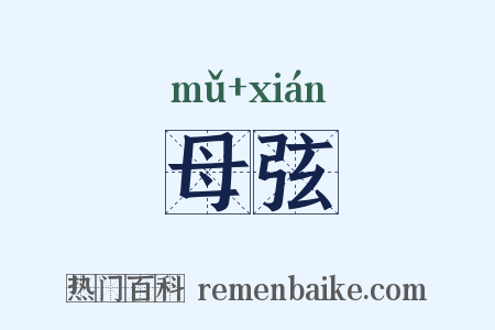 母弦是什么意思的图片